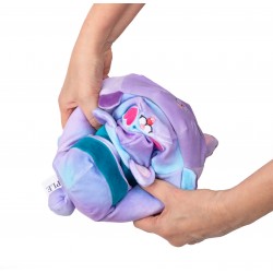 Lot de 2 Peluche réversible Cushablez - Chien et Chat réversible - 22cm