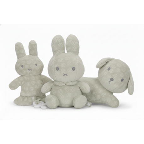 Lot peluches Miffy Flower Vert