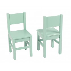 Ensemble Table et Chaises Enfant Vert Sauge 4-7 ans