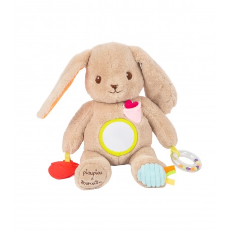 Marcel - La Maison des Maternelles - Peluche éveil des 5 sens