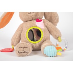 Marcel - La Maison des Maternelles - Peluche éveil des 5 sens