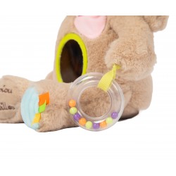 Marcel - La Maison des Maternelles - Peluche éveil des 5 sens