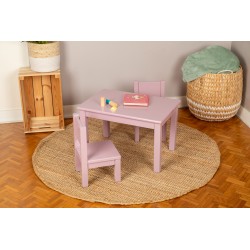 Ma première table Enfant Montessori Mauve Bruyère 1-4 ans