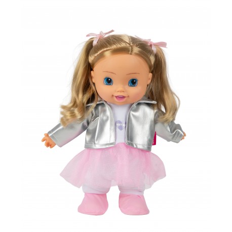 Poupon Bambolina Bébé mange et parle - 42cm - dit 50 mots