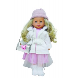 Poupon Bambolina Bébé mange et parle - 42cm - dit 50 mots