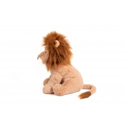 Peluche géante Léon le Lion assis 50cm - Made In France