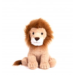 Peluche géante Léon le Lion assis 50cm - Made In France