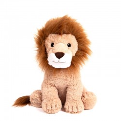 Peluche géante Léon le Lion assis 50cm - Made In France