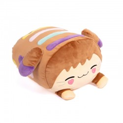 Peluche Cushablez - Coussin Waffles 30cm -Marron