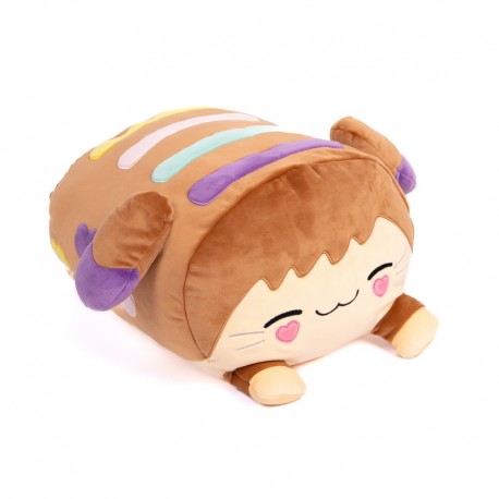 Peluche Cushablez - Coussin Waffles 30cm -Marron