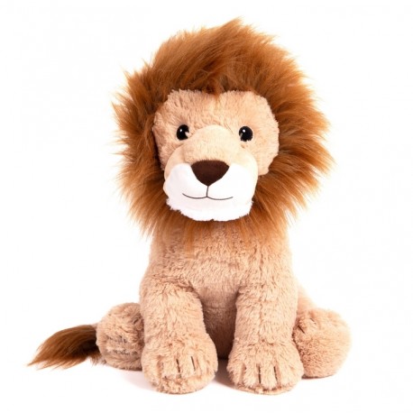 Peluche géante Léon le Lion assis 50cm - Made In France