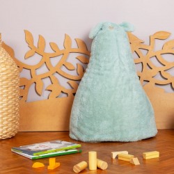 Poire en peluche pour enfant - Lapin vert - Made in France