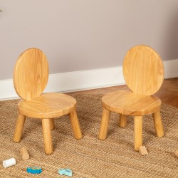 Ma première chaise Ovaline - Bois naturel