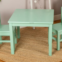 Ensemble Table et Chaises Enfant Vert Sauge 4-7 ans