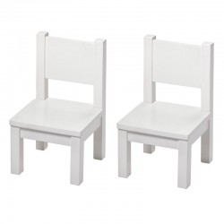 Ensemble Table et Chaises Enfant - Montessori - rose et blanc - 1-4 ans
