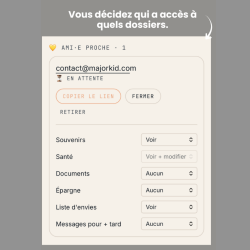 Coffre fort numérique enfant