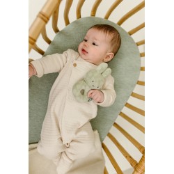 Hochet anneau Miffy avec grelot - Flower vert 16cm