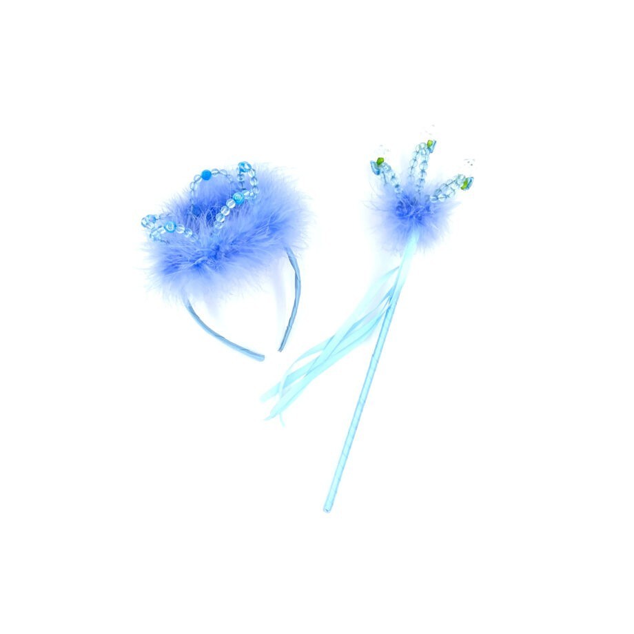 Baguette Perle Satin Bleue