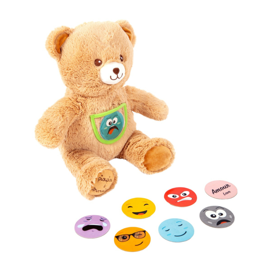 Peluche Gaston découverte des émotions