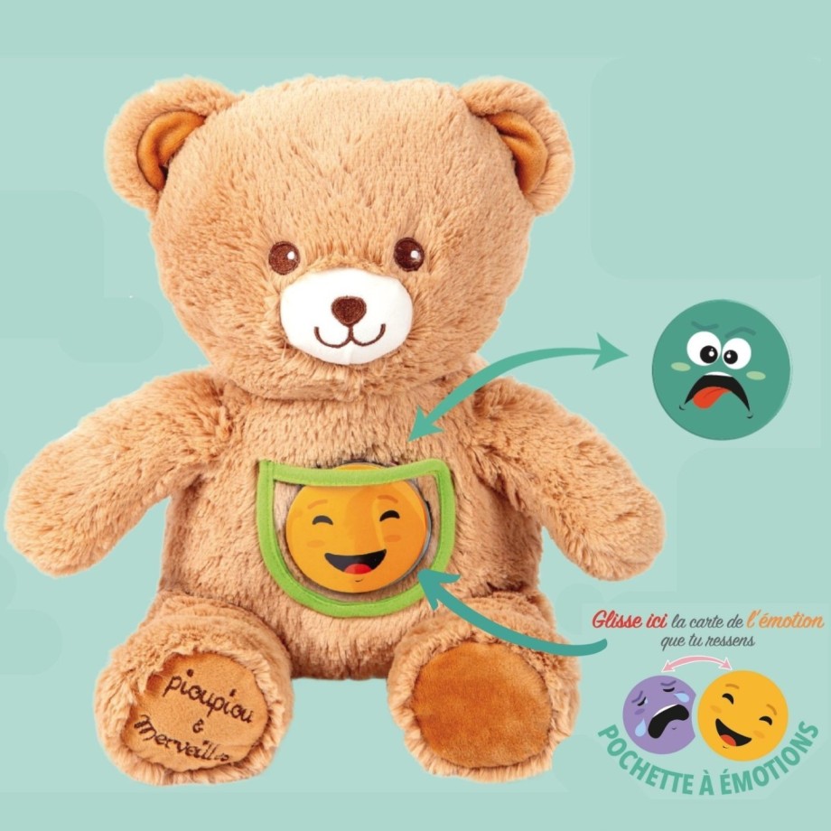 Peluche Gaston découverte des émotions