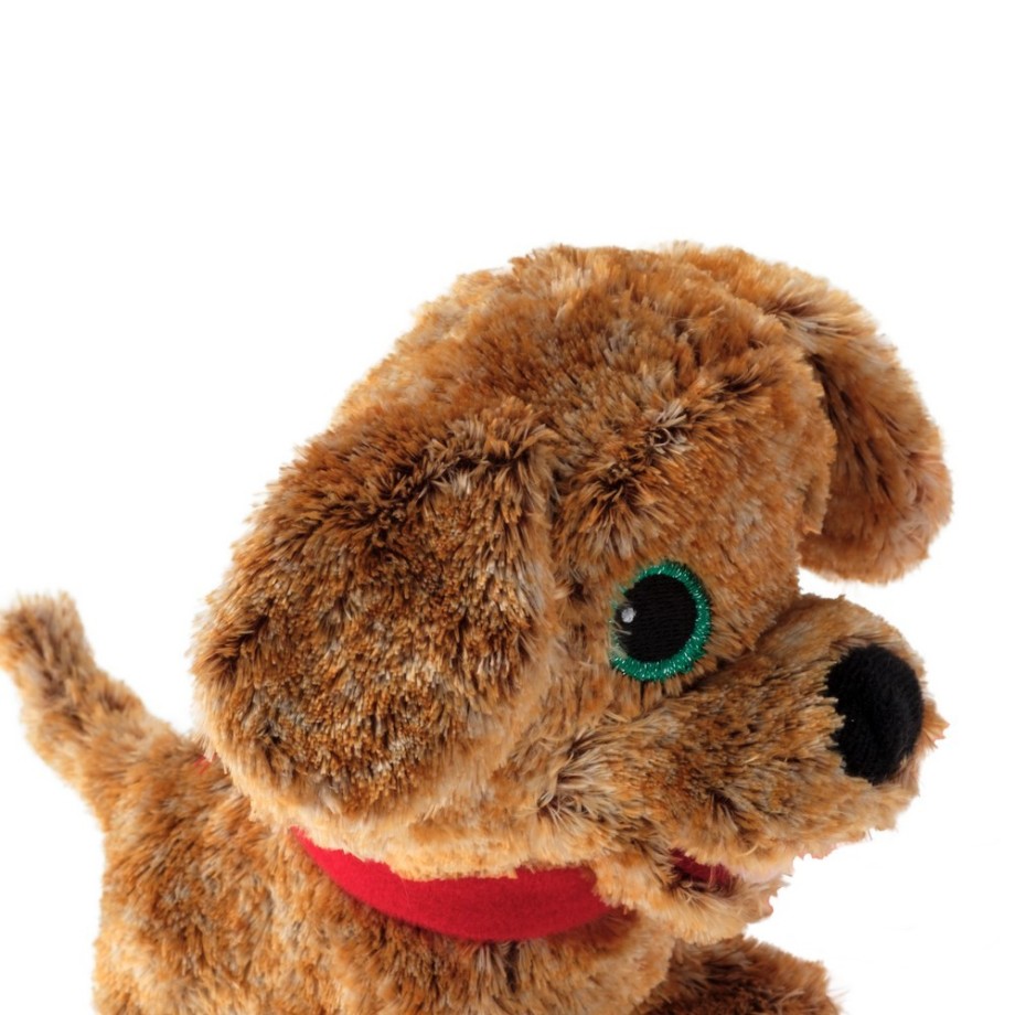 Noisette chien en peluche qui marche et aboie, jouet enfant 3+