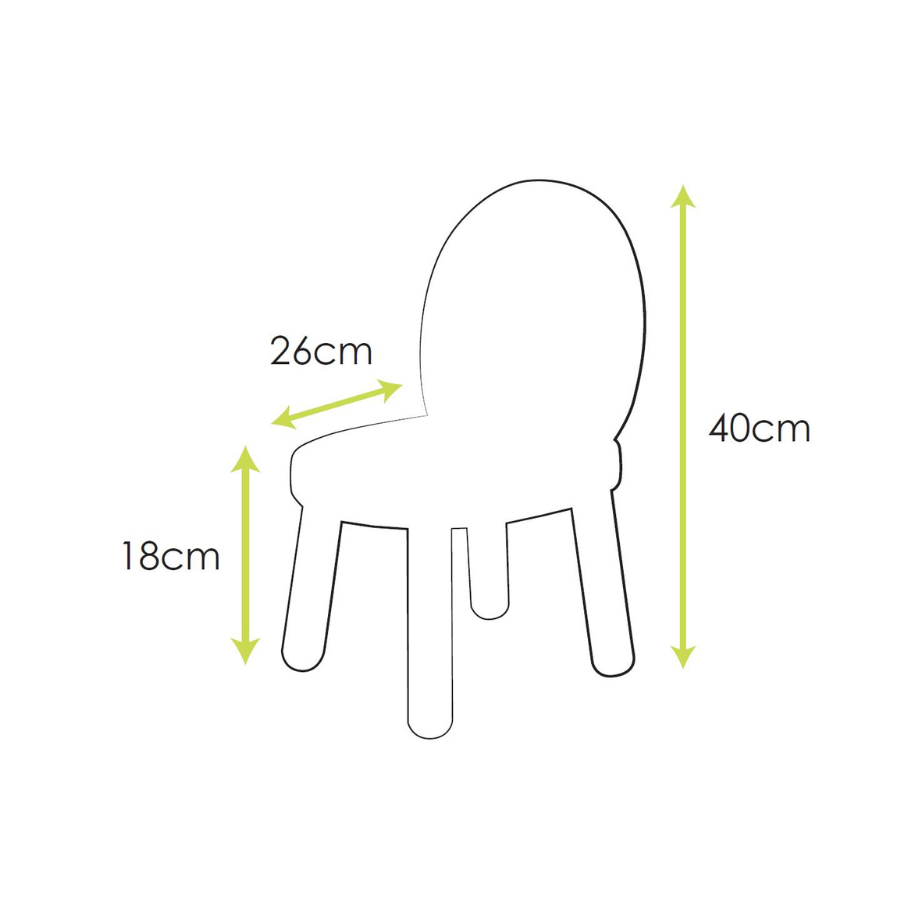Ensemble Tables et Chaise enfant 12 mois MONTESSORI - NUAGE Blanc