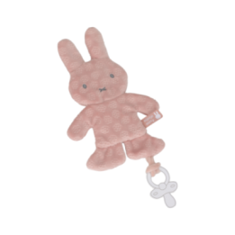 Doudou attache tétine  Miffy - Flower Rose