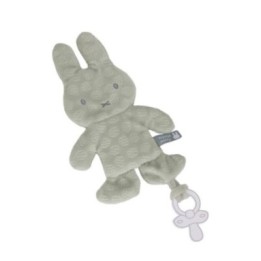 Doudou attache tétine  Miffy - Flower Vert