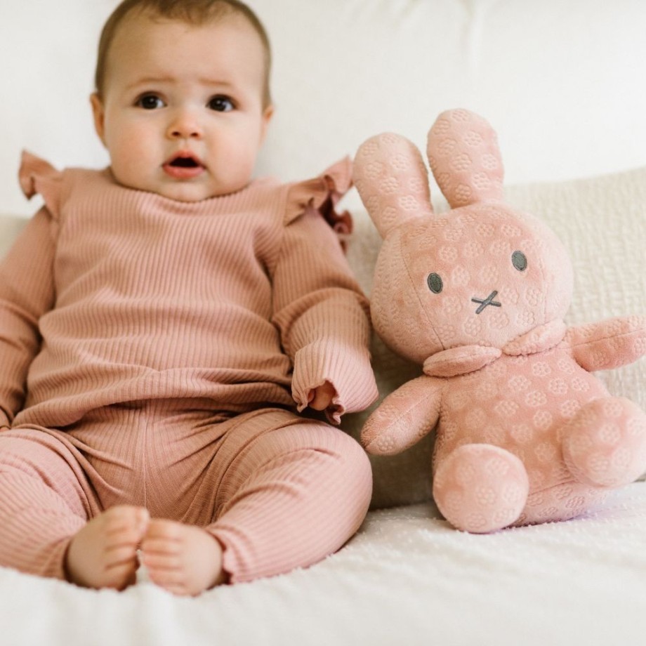 Peluche Miffy Flower Rose - 30cm