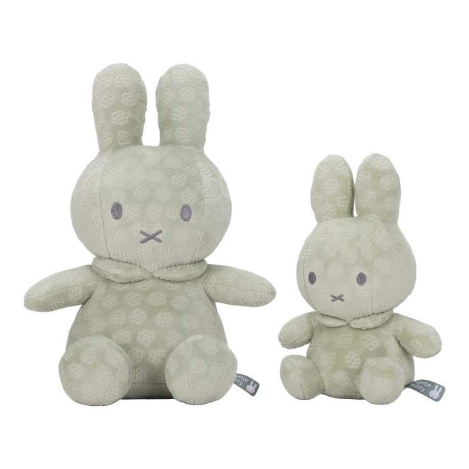 Doudou Miffy Flower vert - 30cm
