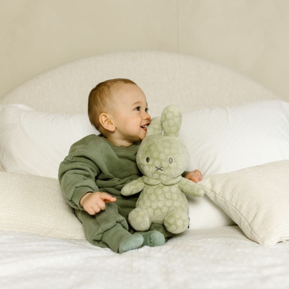 Doudou Miffy Flower vert - 30cm