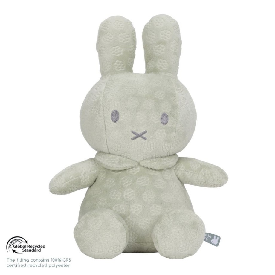 Doudou Miffy Flower vert - 30cm
