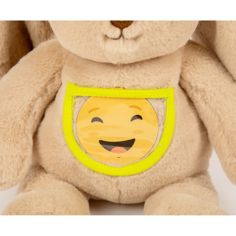 Marcel des émotions - peluche lapin 40cm