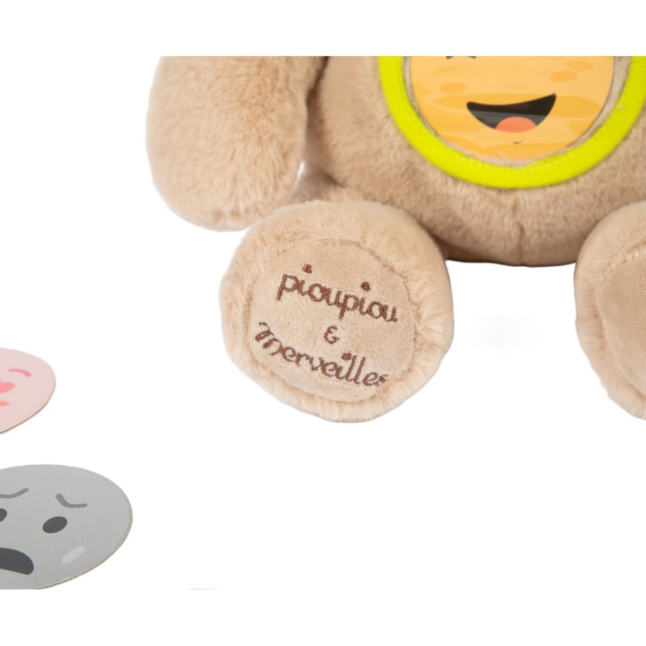 Marcel des émotions - peluche lapin 40cm