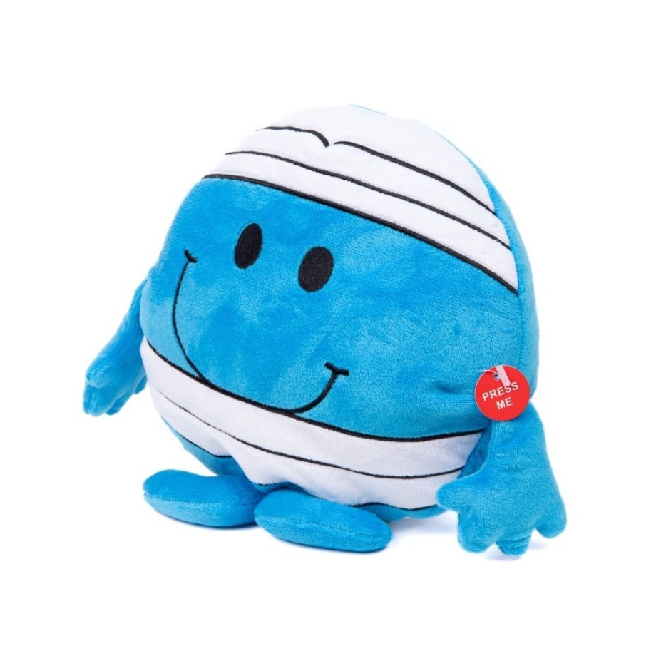 Peluche sonore Monsieur Madame - Mr Malchance - 25cm - Bleu