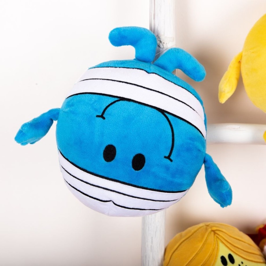Peluche sonore Monsieur Madame - Mr Malchance - 25cm - Bleu