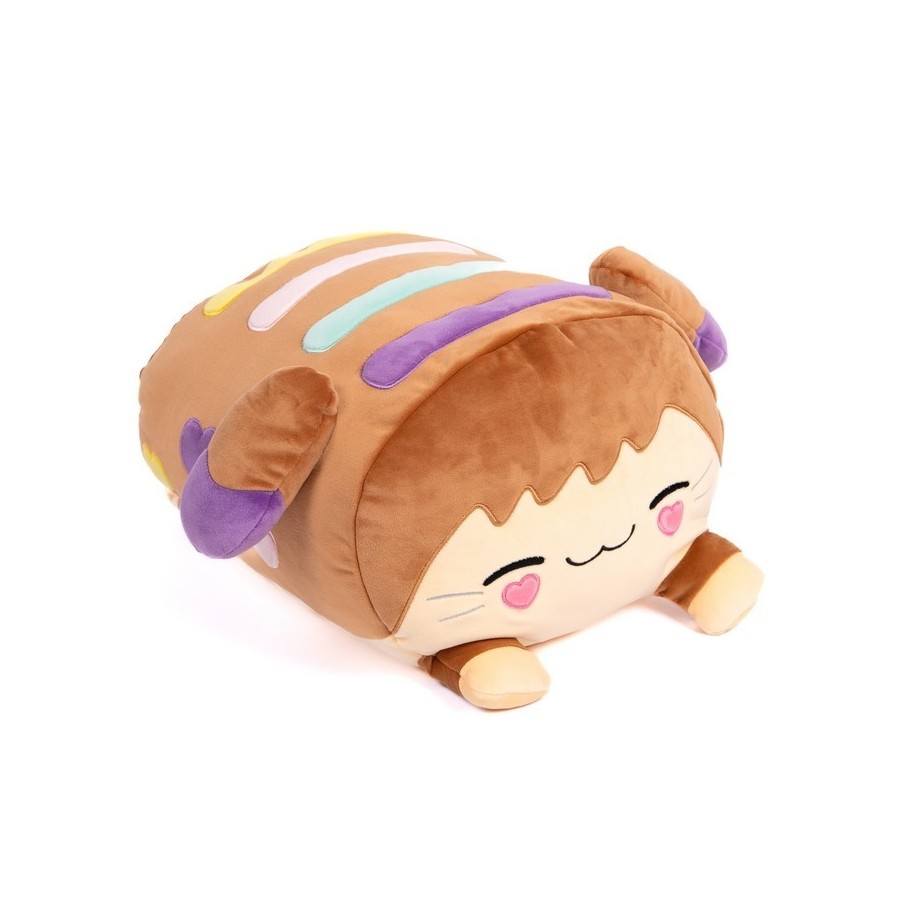 Peluche Cushablez - Coussin Waffles 30cm -Marron