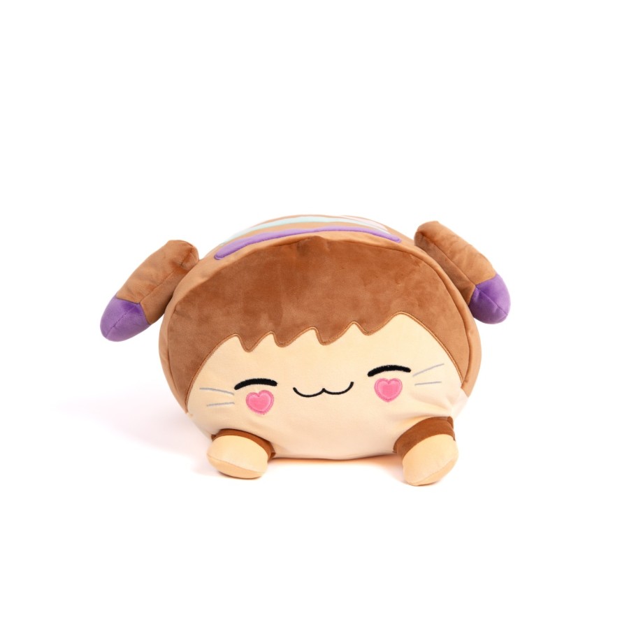 Peluche Cushablez - Coussin Waffles 30cm -Marron