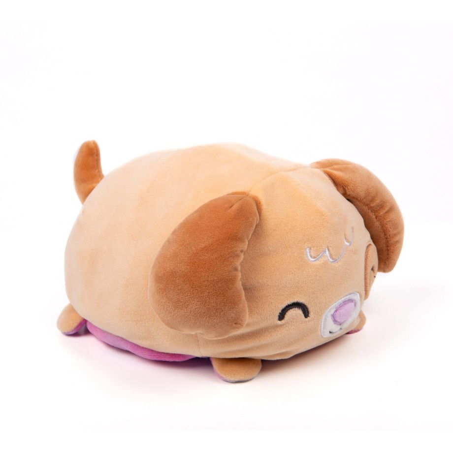 Peluche réversible Cushablez - Paxton Puppy 22cm - Marron/Violet