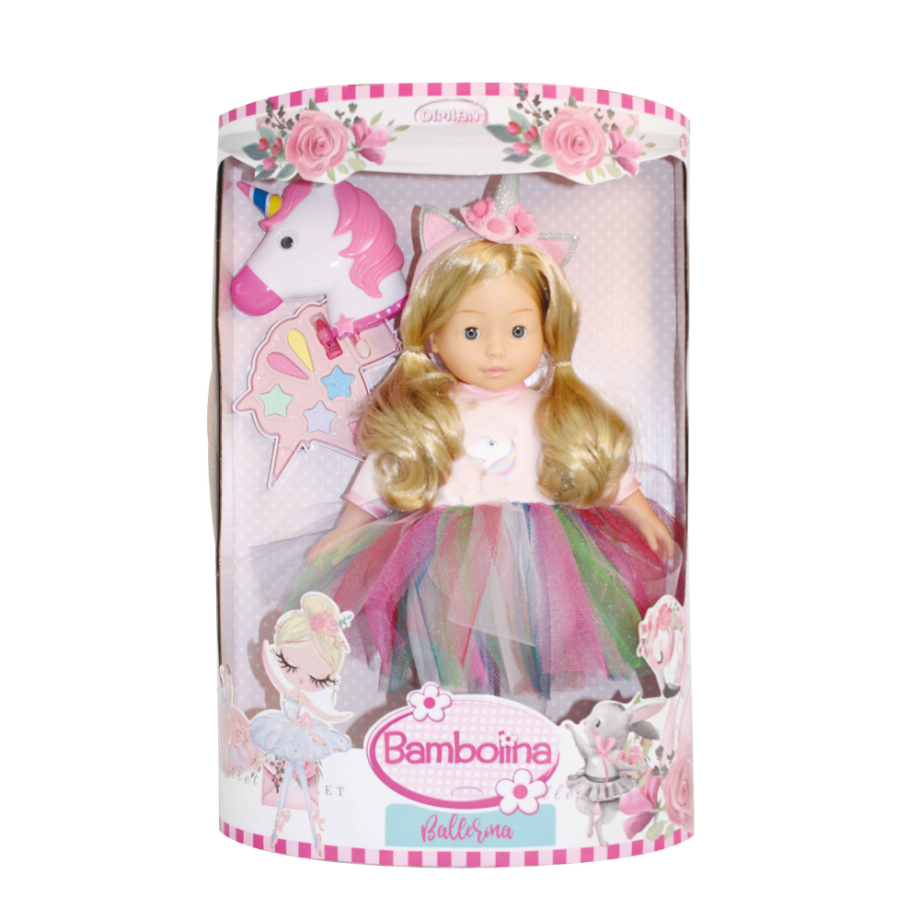 Poupée Molly licorne - maquillage et accessoires - 40cm