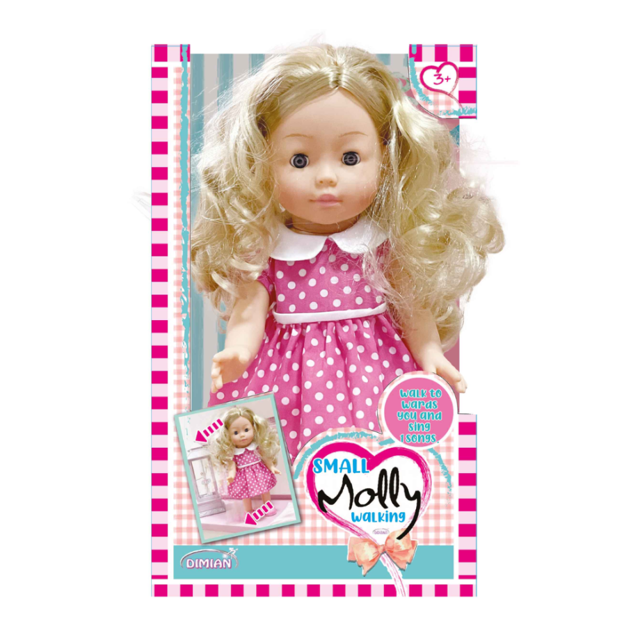 Poupée Molly marche et chante - 33cm