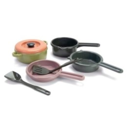 Dantoy - Set de dînette (Green Bean) - 7 pièces en filet
