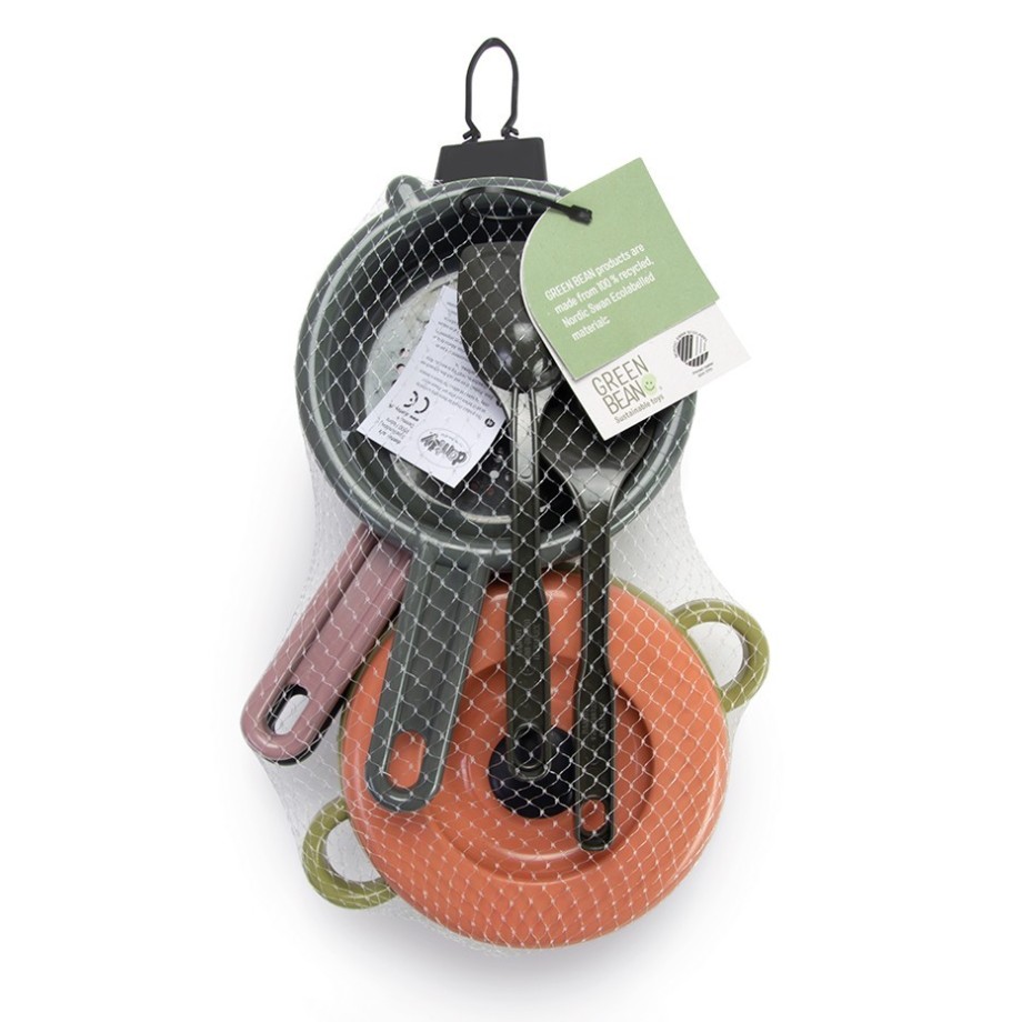 Set de dînette pour enfants 7 pièces en plastique recyclé Dantoy