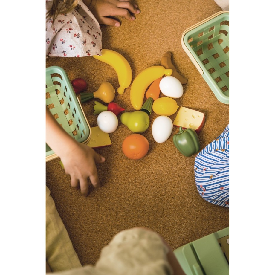 Panier de fruits pour enfants – 10 pièces colorées – Dantoy
