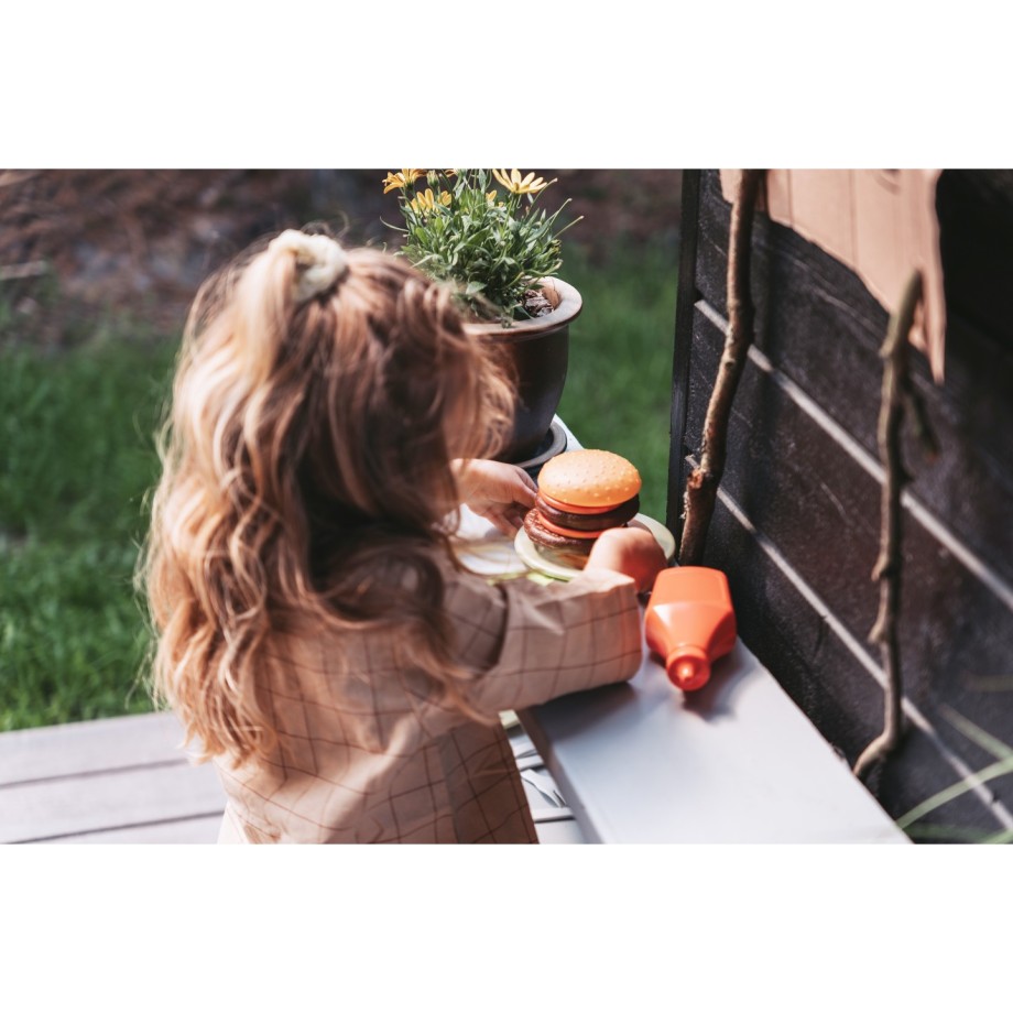 Set hamburger en bioplastique pour enfants – 19 pièces – Dantoy