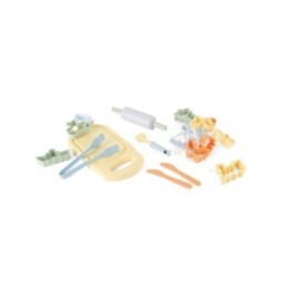 Dantoy - Set de pâtisserie bio Pastel - 18 pièces en filet