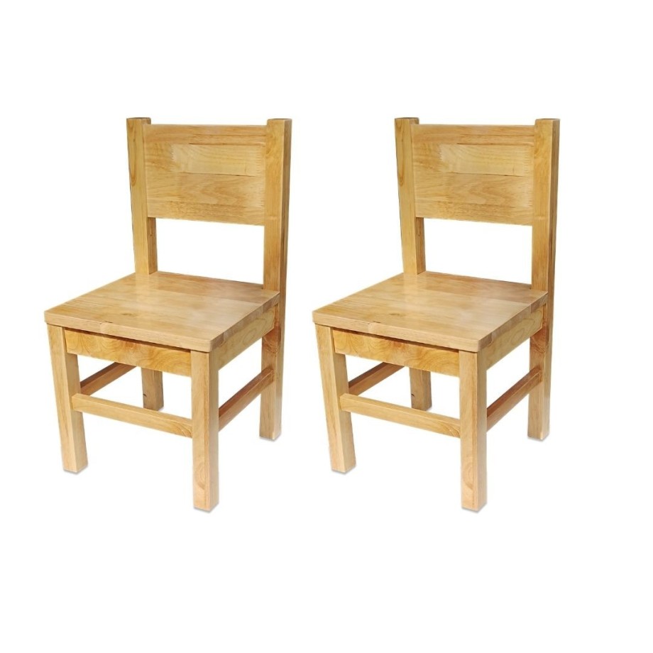Chaise enfant dès 4 ans en bois massif naturel MONTESSORI