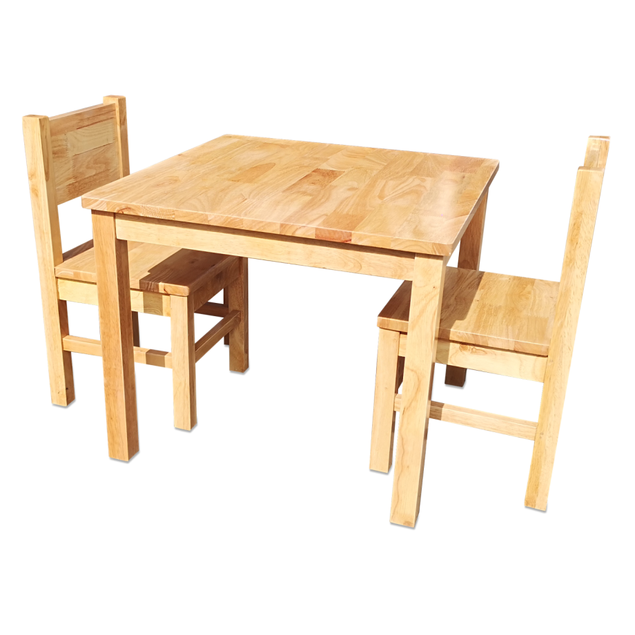 Chaise enfant dès 4 ans en bois massif naturel MONTESSORI
