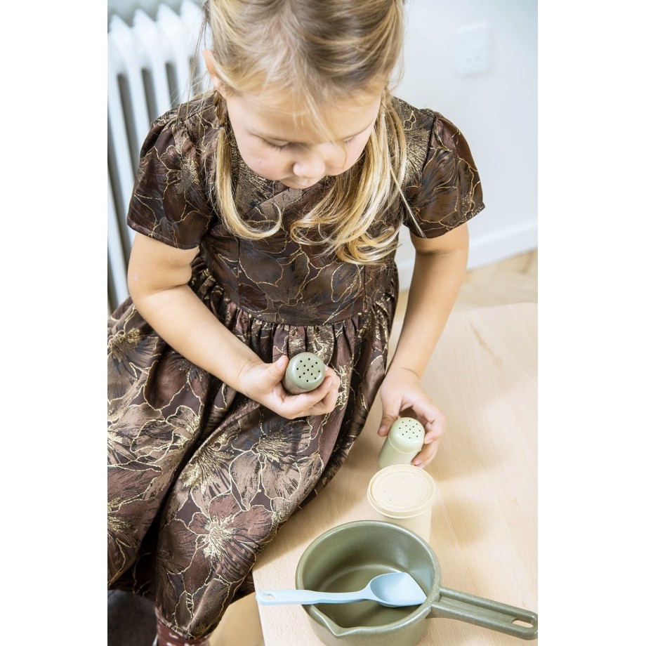 Set de cuisine en bioplastique pour enfants – 11 pièces – Dantoy