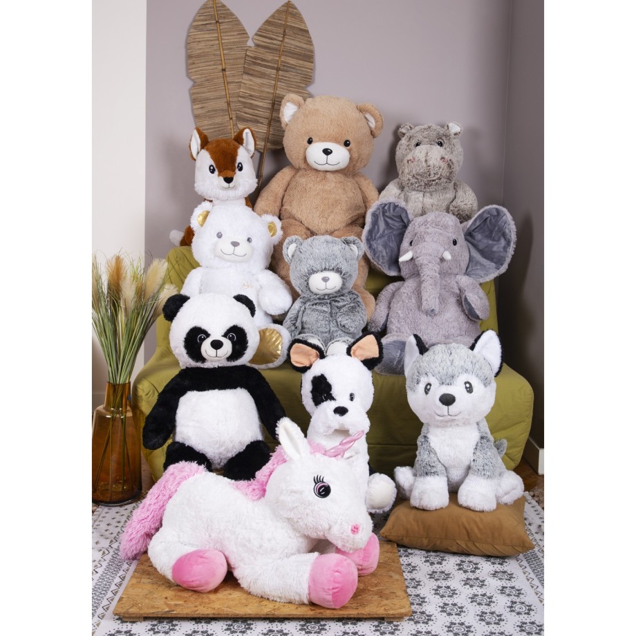 Hector le Stégosaure – Peluche géante 100 cm toute douce, compagnon de câlins